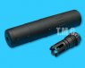 DYTAC M4 2000 QD Silencer with Phantom Flashider(14mm-)(Black)