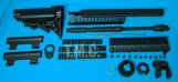 King Arms CASV Handguard Set with 14.5" Outer Barrel & MOD Stock Set(Black)