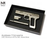Mafioso Arms Russian TT33 MAFIA CNC Aluminum Conversion Kit for WE TT-33 (Nickel Silver)