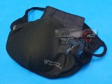 LayLax Easy Breath Face Guard (Battle Style) (Black)(S-M)
