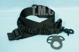 G&P CQB/R Sling Adaptor With Bunch Sling For Extended Battery Buttstock (Black)