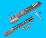 Custom Aluminum Brazos Custom Open Kit for Marui Hi-Capa 5.1(Silver)
