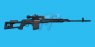 A&K SVD with Scope Sniper Rifle