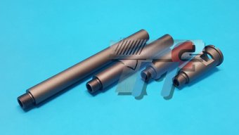 Tokyo Arms Multi-Length CNC Outer Barrel for WA M4 GBB (14mm-) (Sand)