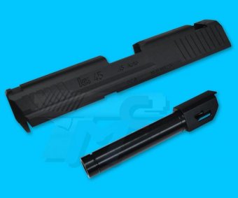 Creation Aluminum Slide Set for Marui HK45(Black)