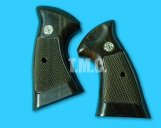 Carom Wood Grip with Medal for Tanaka S&W M29(Square)