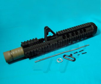 Proud MRE Free Floating Rail System with KFH Flash Hider(Tan)