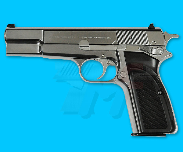TANAKA Browning Hi-Power MK-III Gas Blow Back(Stainless) Per-Order - Click Image to Close