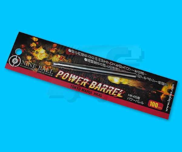 Nine Ball 6.00 Power Barrel for Marui HK45 - Click Image to Close