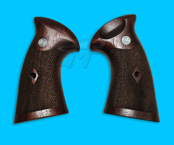 CAW Early Model Wood Grip For Tanaka S&W M29 - Click Image to Close
