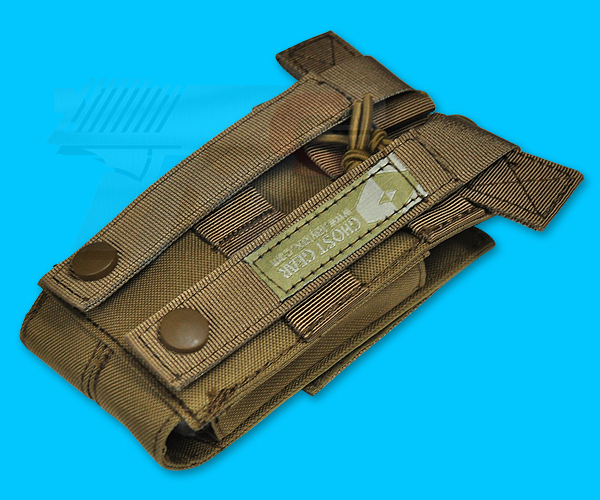 Ghost Gear MP7 Magazine Pouch(Tan) - Click Image to Close