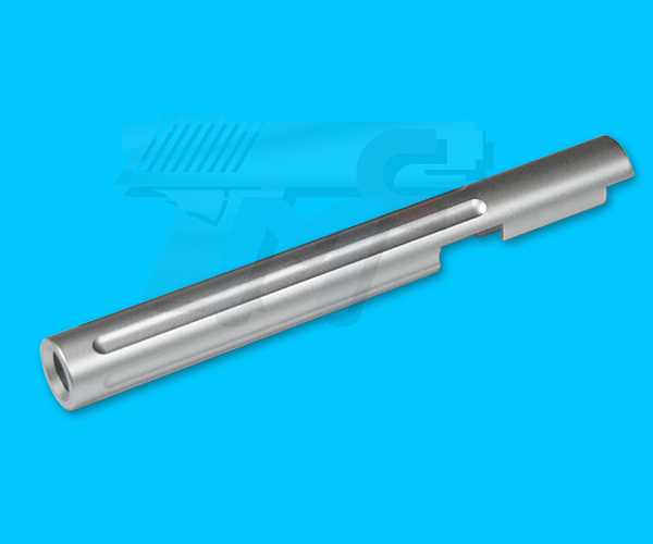 TMC Custom Nine Ball M9A1 Straight Fluted Outer Barrel for Marui M9A1 GBB(Silver) - Click Image to Close