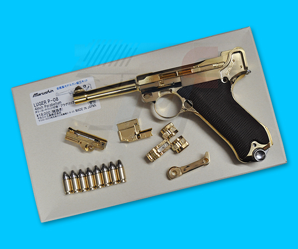 Marushin Luger P08 4inch Parabellum Dummy Metal Model Gun Kit - Click Image to Close