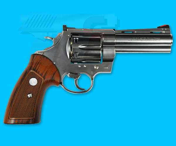 Marushin Colt Anaconda 4inch 6mm X Cartridge Revolver(Silver) - Click Image to Close