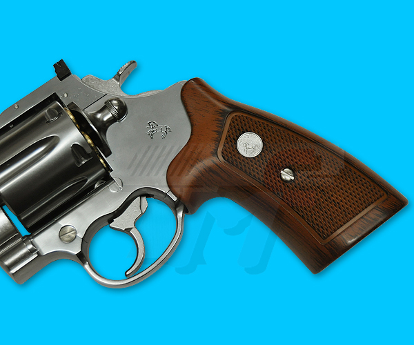 Marushin Colt Anaconda 8inch 6mm X Cartridge Revolver(Silver) - Click Image to Close