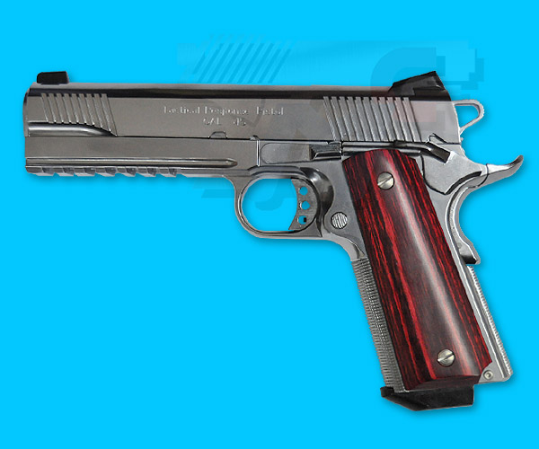 Marushin M1911A1 8mm Gas Blowback(Railed Frame)(Ruby Maicarta) - Click Image to Close