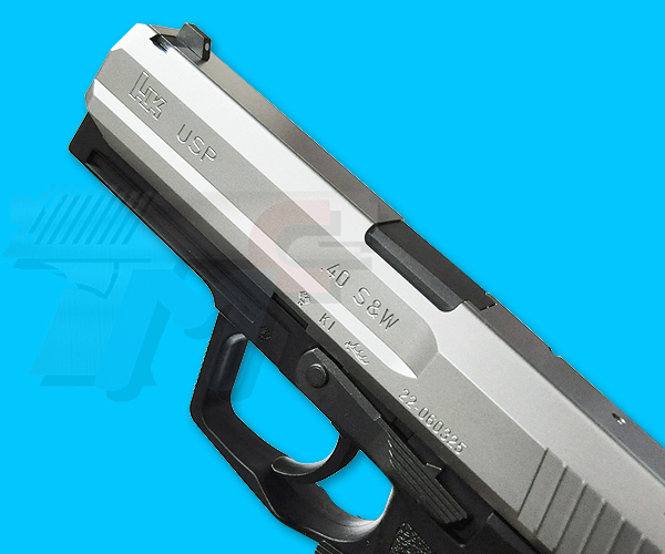 Tokyo Marui H&K USP Fixed with Silver Slide(Electric Version)(Gun only) - Click Image to Close