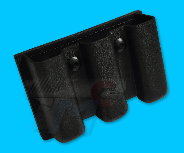 Safariland Slimline Open-Top Triple Magazine Pouch for Glock 17 Series(Black) - Click Image to Close