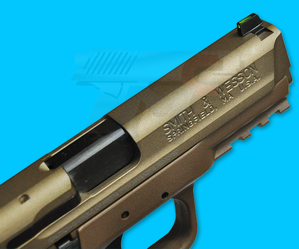 Cyber Gun M&P 9 Full Size Gas Blow Back(TAN)(Dual Magazine) - Click Image to Close