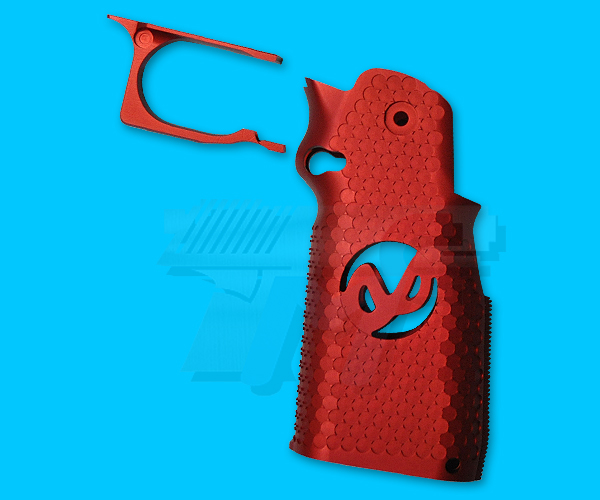 Prime Infinity Type-G SV Aluminium Grip for Hi-Capa(Red) - Click Image to Close