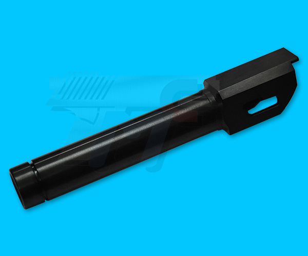 Blacksmith Aluminum Slide & Steel Outer Barrel for Marui HK45(Black) - Click Image to Close