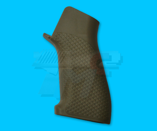 G&P Snake-Skin Pistol Grip for M4 AEG(Sand) - Click Image to Close