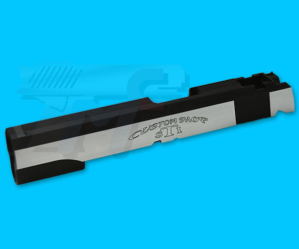 Creation Aluminum Standard Slide for Marui Hi-Capa 5.1(STI Custom, 2-Tone) - Click Image to Close