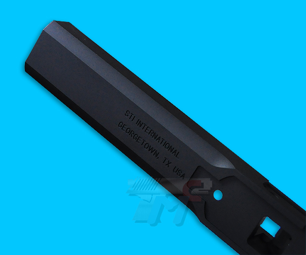 Creation Aluminum Slide & Frame Set for Marui Hi-Capa 5.1(STI-Edge,Black) - Click Image to Close