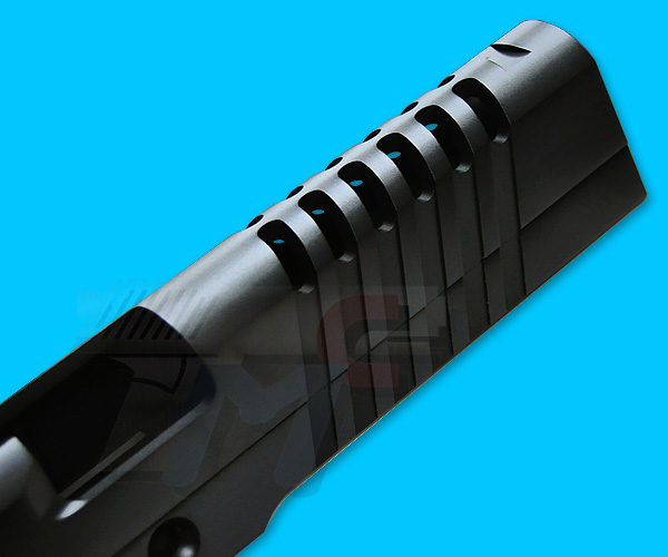 Creation Aluminum Slide & Frame Set for Marui Hi-Capa 5.1(Major,Black) - Click Image to Close