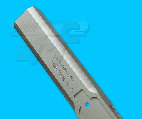 Creation Aluminum Slide & Frame Set for Marui Hi-Capa 5.1(STI-Edge,Silver) - Click Image to Close