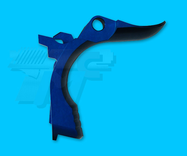 Creation Aluminum Grip Safety for Marui Hi-Capa 5.1(Blue) - Click Image to Close