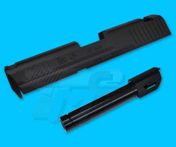 Creation Aluminum Slide Set for Marui HK45(Black) - Click Image to Close