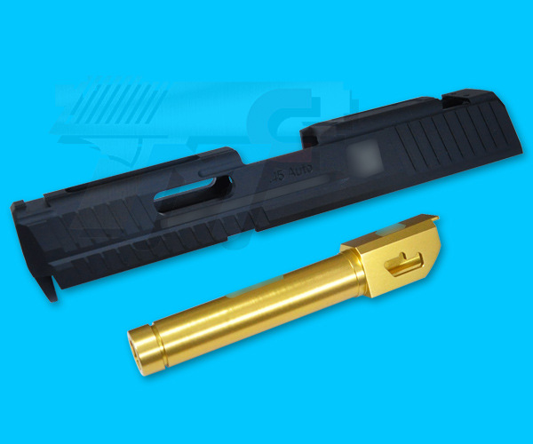 Creation SAI Aluminum Slide Set for Marui HK45(Black) - Click Image to Close