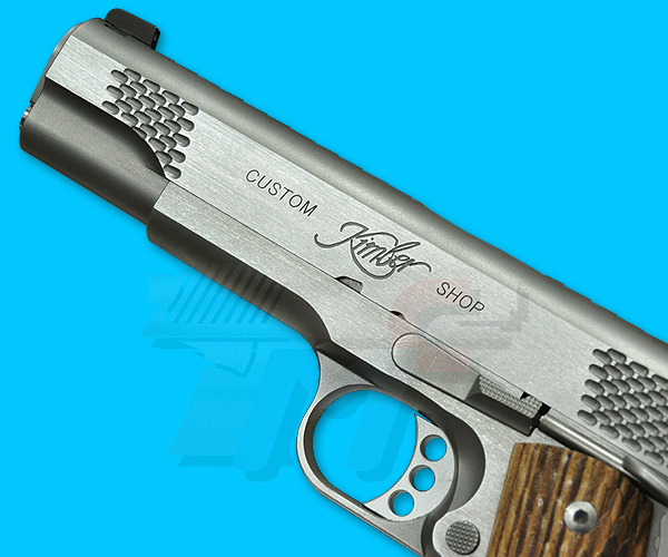 Custom Kimber Stainless Raptor II Full Steel Gas Blow Back(Silver) - Click Image to Close