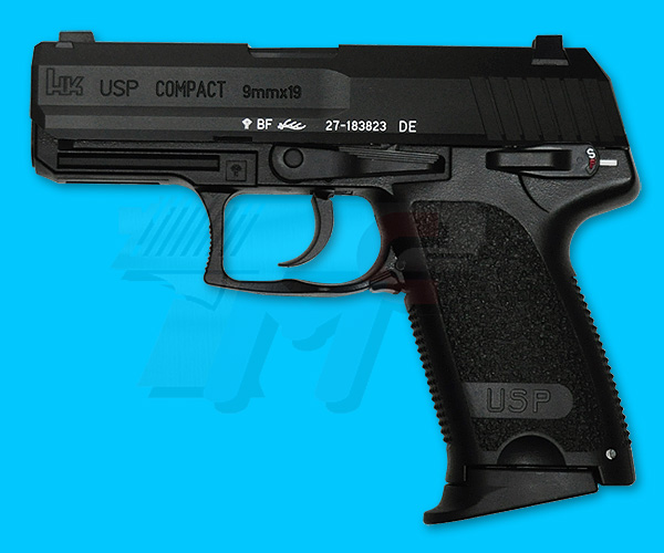 TMC Custom Marui USP Compact with 9mm Metal Slide Gas Blow Back - Click Image to Close