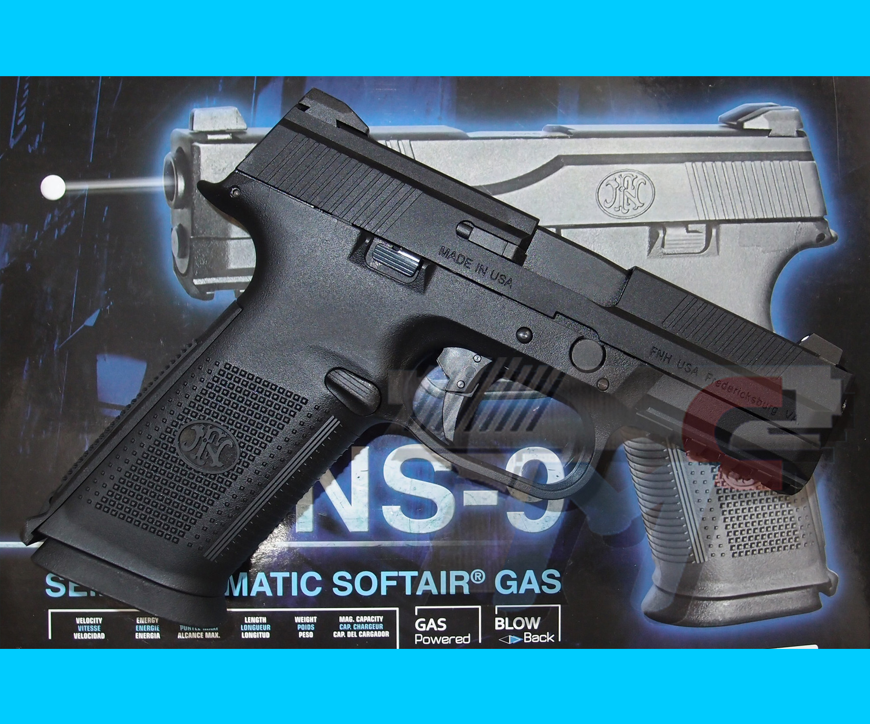 Cyber Gun FN Herstal FNS-9 Gas Blow Back (Per-Order) - Click Image to Close