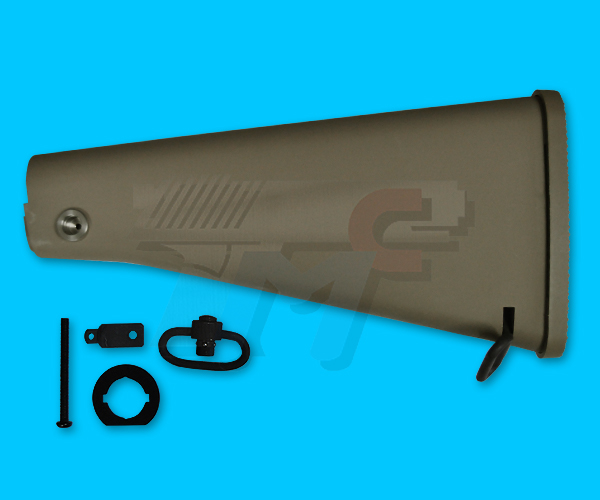 G&P Knight's Type Sniper Stock for M4/M16 AEG(Sand) (30% Off) - Click Image to Close