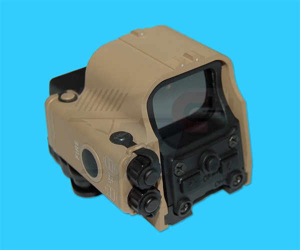 G&P 551 Type Dot Sight with EOLAD Laser(Sand) - Click Image to Close