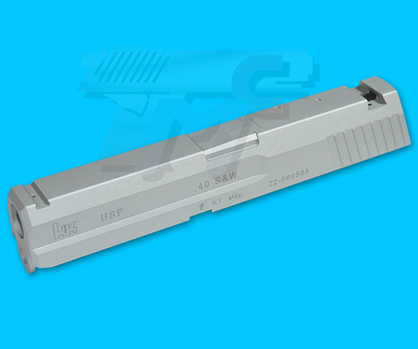 Shooters Design USP .40 S&W Aluminum Slide for Marui USP AEP(Silver) - Click Image to Close