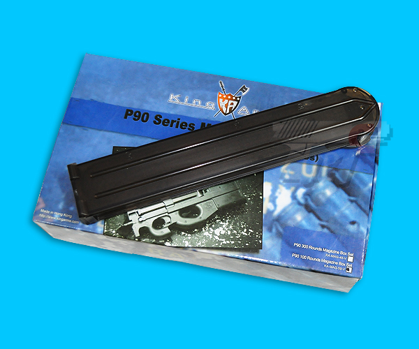 King Arms 100 Rounds Magazine for King Arms FN P90 Series Box Set - Click Image to Close