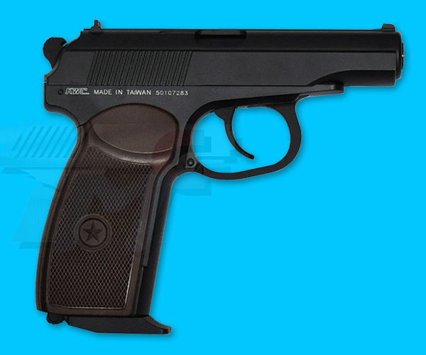 KWC Makarov PM 6mm Full Metal CO2 Blow Back - Click Image to Close