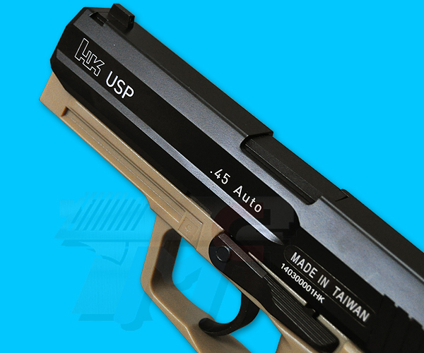 Umarex H&K USP .45 Metal Slide Version(Sand) - Click Image to Close
