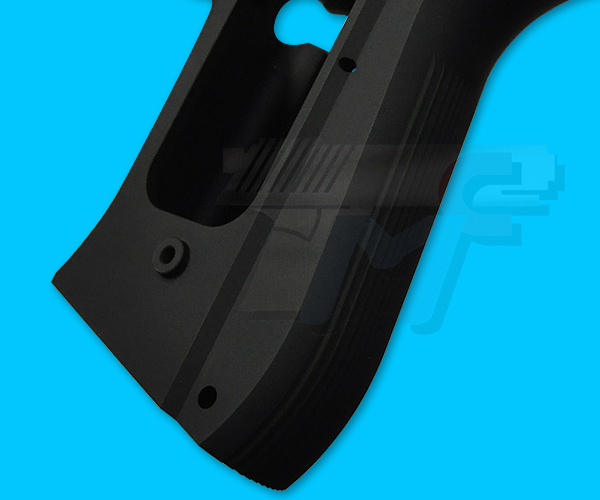 NOVA Aluminum Slide & Frame Set for Marui M9A1 GBB (Beretta US M9 Old Style, Matt Black) - Click Image to Close