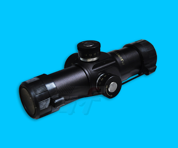 FC Pro DT E2 Illuminated Red Dot Sight - Click Image to Close