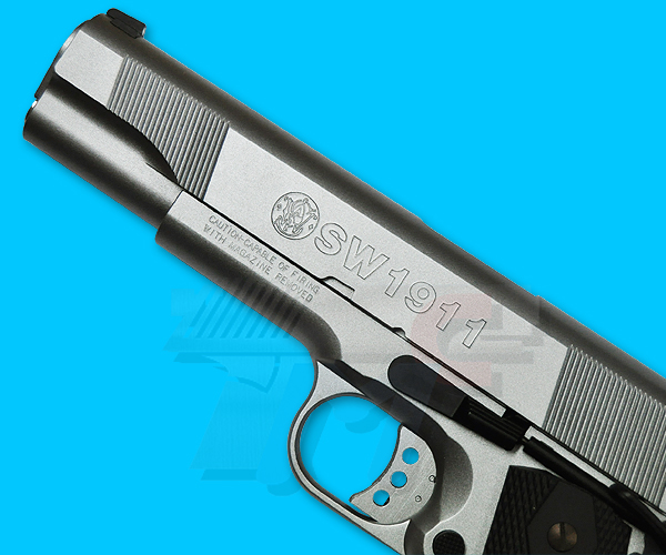Western Arms S&W 1911 Pistol (Silver) - Click Image to Close