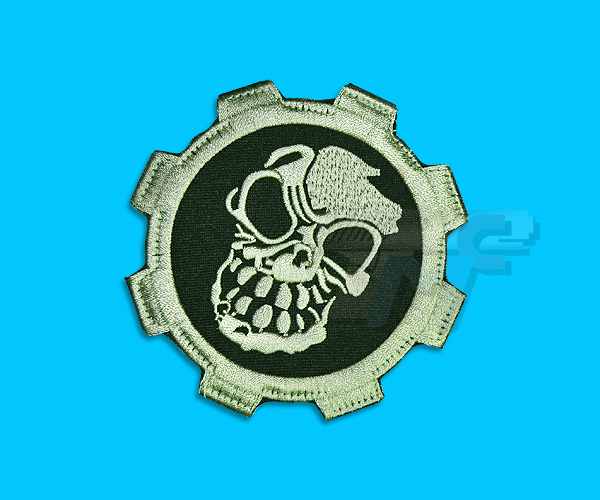 DD Skull Patch(Green) - Click Image to Close
