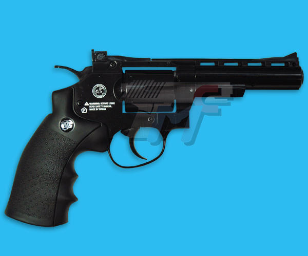 WinGun Sport 7 Full Metal CO2 Revolver(Steel Black) - Click Image to Close
