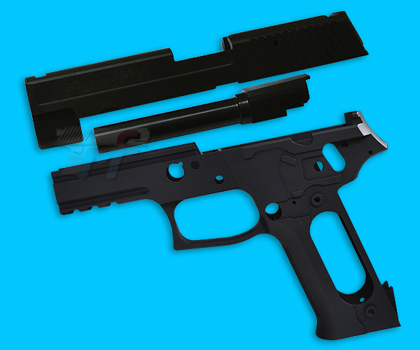 Custom Work Steel Slide Set And Aluminum Lower Receiver For Marui P226R - Click Image to Close