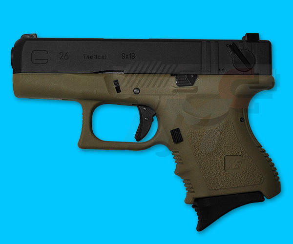 WE G26 Gas Blow Back(TAN) - Click Image to Close