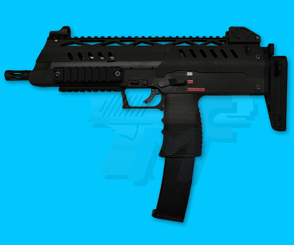 WE SMG-8 Gas Blow Back(Black) - Click Image to Close